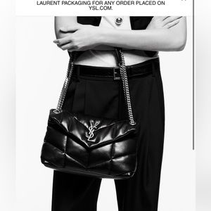 YSL SMALL PUFFER IN QUILTED NAPPA LEATHER